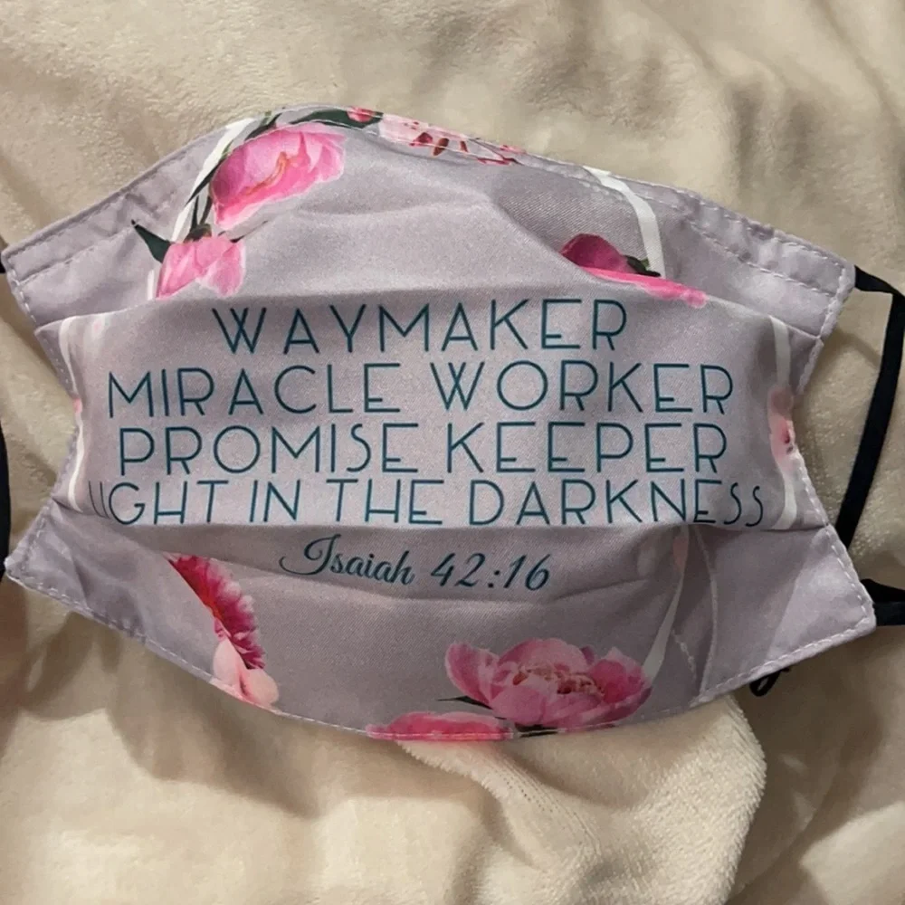 New set/2 inspirational face masks